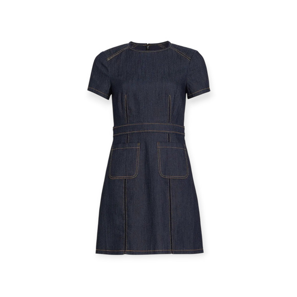 Cinq a Sept  Giana Stretch Denim Minidress Size 4 - Picture 3 of 7